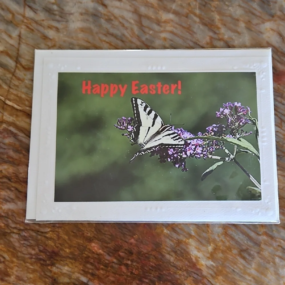 Happy Easter Butterfly Greeting Card